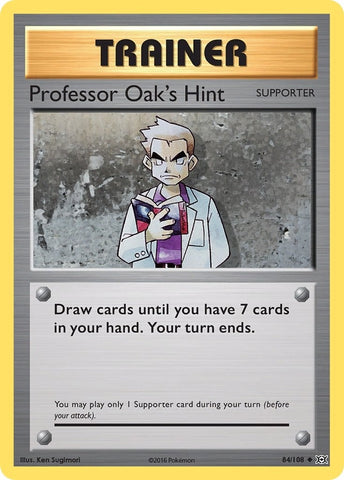 Image for Professor Oak's Hint (84/108) [XY - Evolutions]