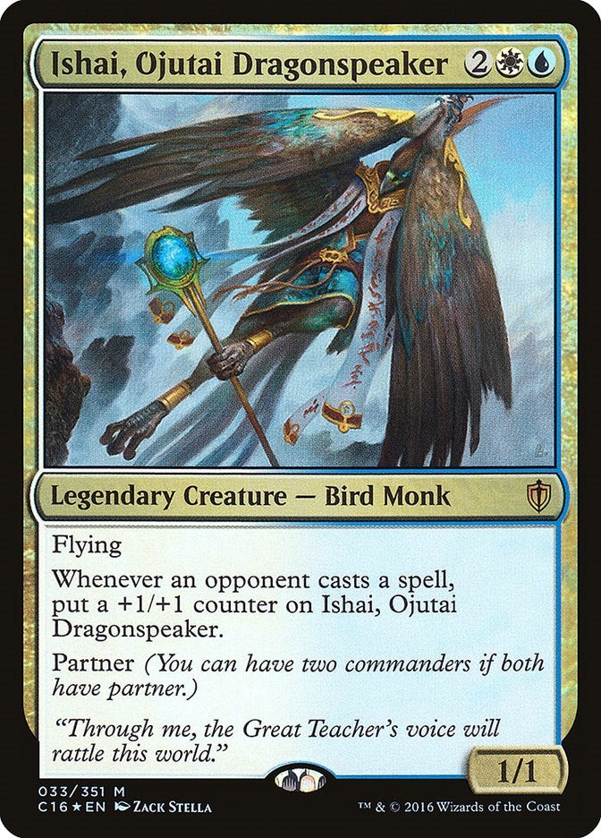 Image for Ishai, Ojutai Dragonspeaker (33) [Commander 2016]