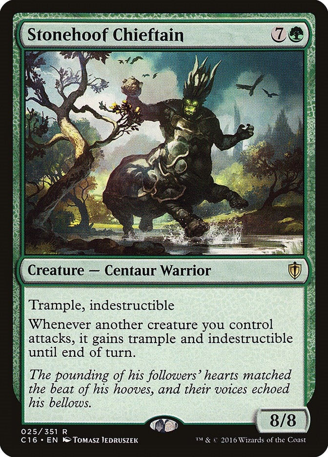 Image for Stonehoof Chieftain (25) [Commander 2016]