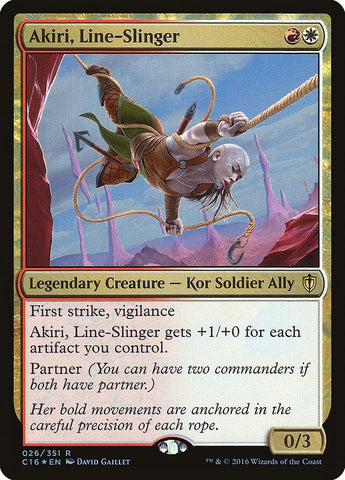 Image for Akiri, Line-Slinger (26) [Commander 2016]