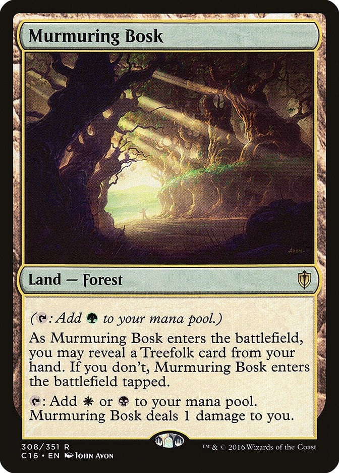 Image for Murmuring Bosk (308) [Commander 2016]