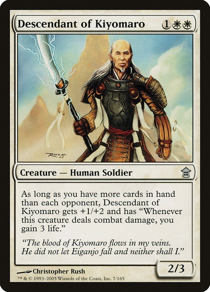 Image for Descendant of Kiyomaro (7) [Saviors of Kamigawa]