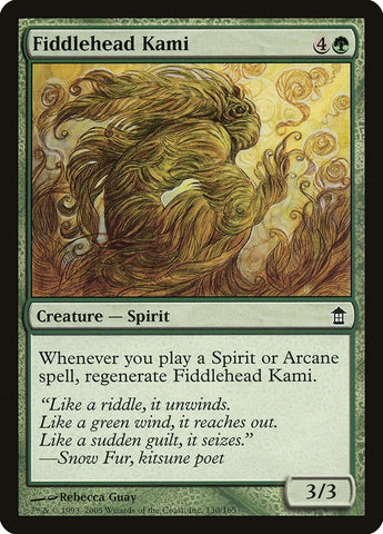 Image for Fiddlehead Kami (130) [Saviors of Kamigawa]