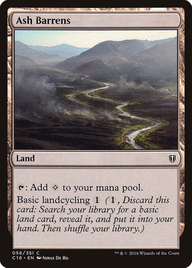 Image for Ash Barrens (56) [Commander 2016]
