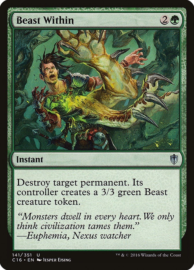 Image for Beast Within (141) [Commander 2016]