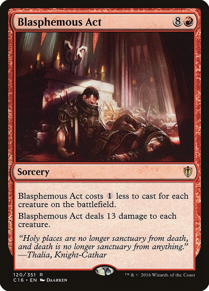 Image for Blasphemous Act (120) [Commander 2016]