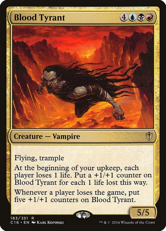 Image for Blood Tyrant (183) [Commander 2016]