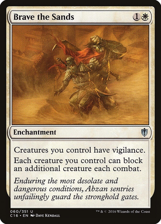 Image for Brave the Sands (60) [Commander 2016]