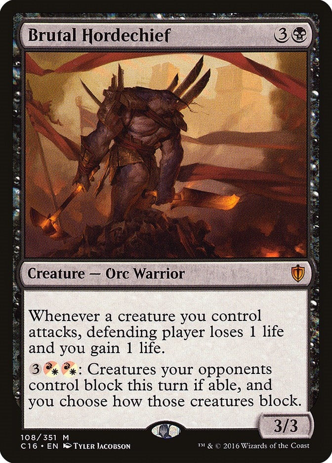 Image for Brutal Hordechief (108) [Commander 2016]