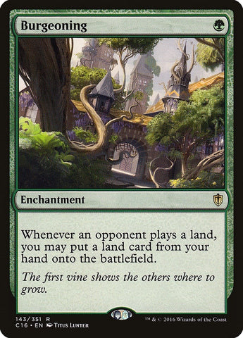 Image for Burgeoning (143) [Commander 2016]