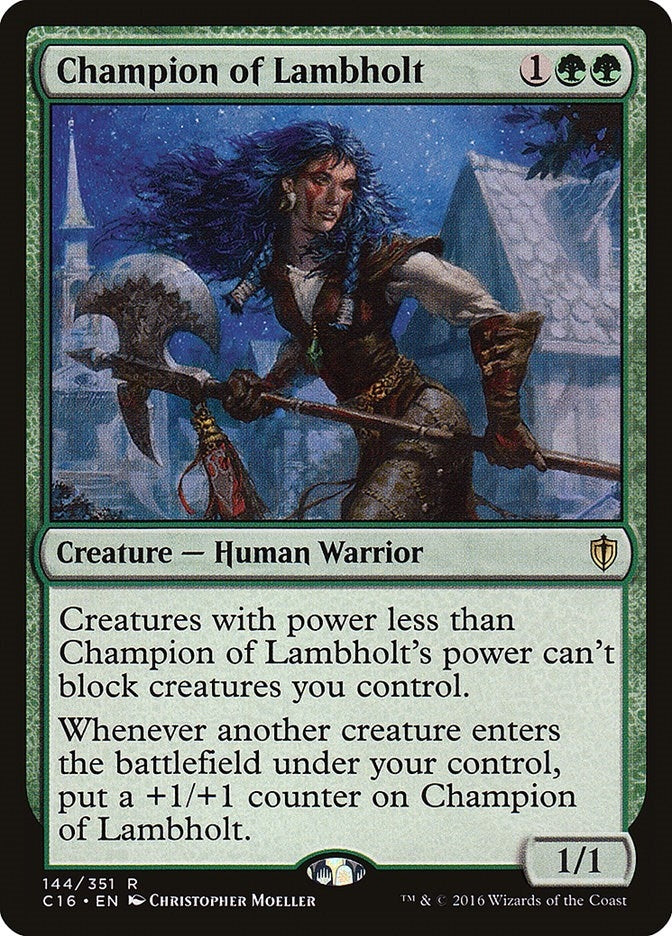 Image for Champion of Lambholt (144) [Commander 2016]