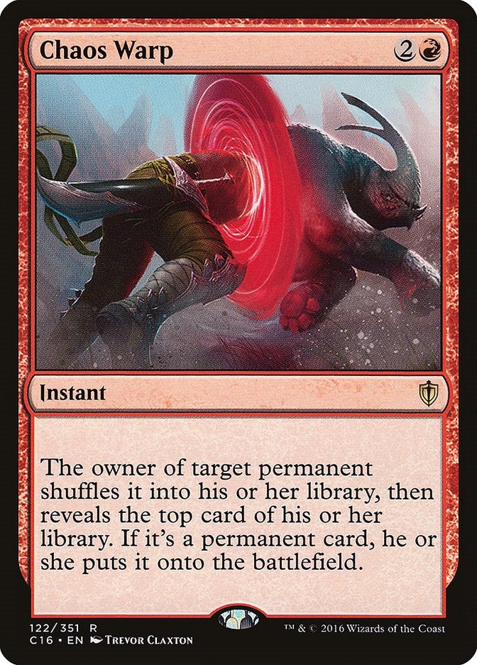 Image for Chaos Warp (122) [Commander 2016]