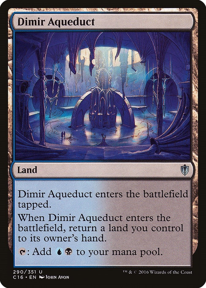 Image for Dimir Aqueduct (290) [Commander 2016]