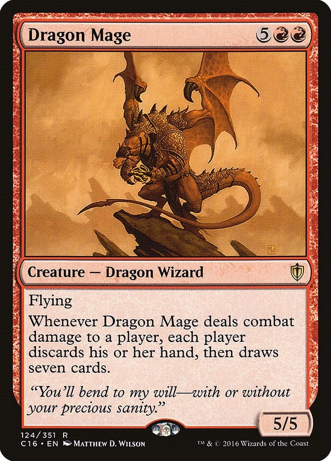 Image for Dragon Mage (124) [Commander 2016]