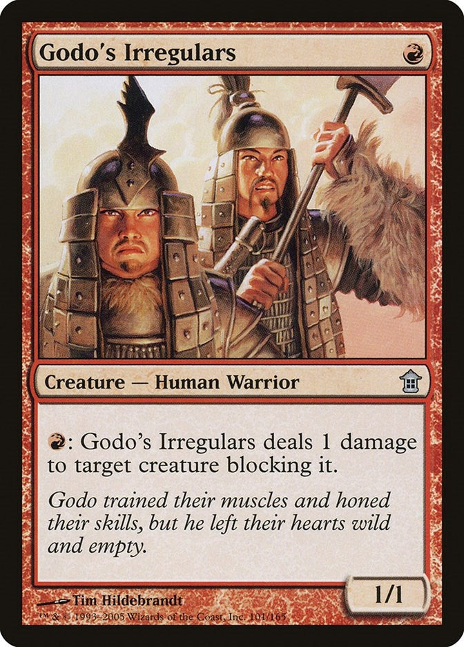 Image for Godo's Irregulars (101) [Saviors of Kamigawa]