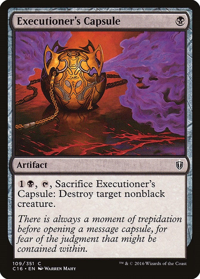 Image for Executioner's Capsule (109) [Commander 2016]