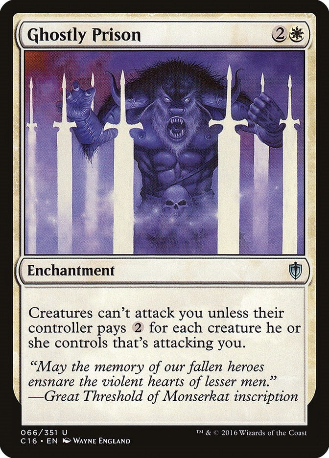Image for Ghostly Prison (66) [Commander 2016]