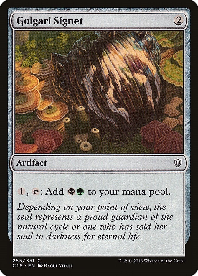 Image for Golgari Signet (255) [Commander 2016]