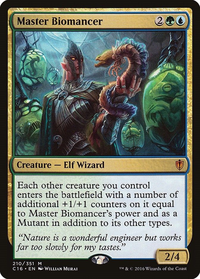 Image for Master Biomancer (210) [Commander 2016]