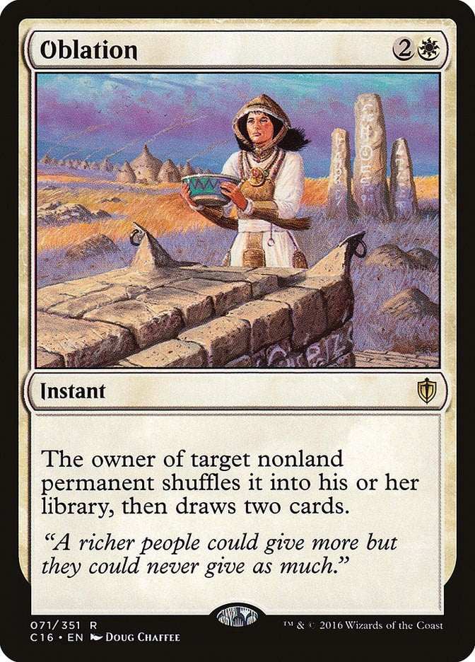 Image for Oblation (71) [Commander 2016]