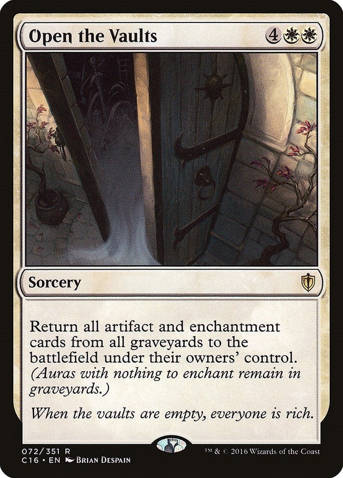 Image for Open the Vaults (72) [Commander 2016]