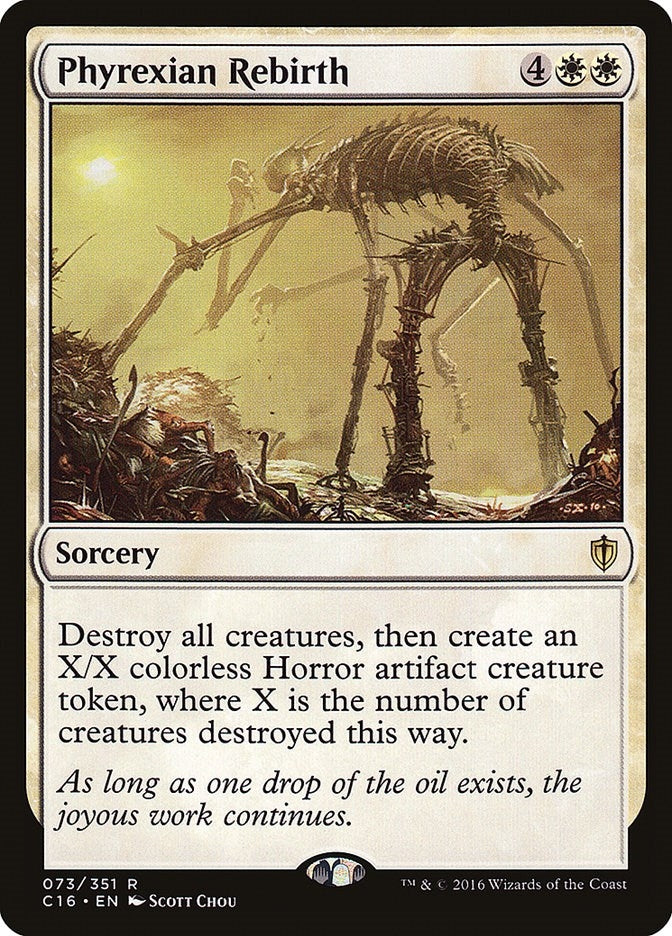 Image for Phyrexian Rebirth (73) [Commander 2016]