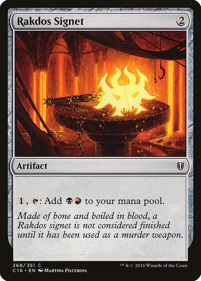 Image for Rakdos Signet (268) [Commander 2016]