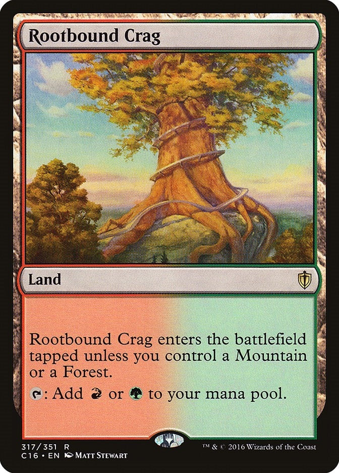 Image for Rootbound Crag (317) [Commander 2016]