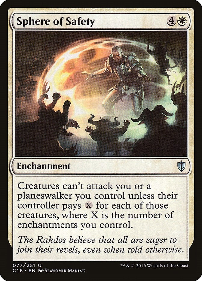 Image for Sphere of Safety (77) [Commander 2016]