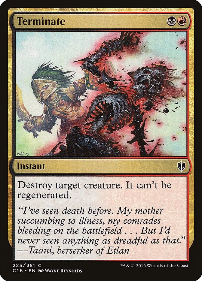 Image for Terminate (225) [Commander 2016]
