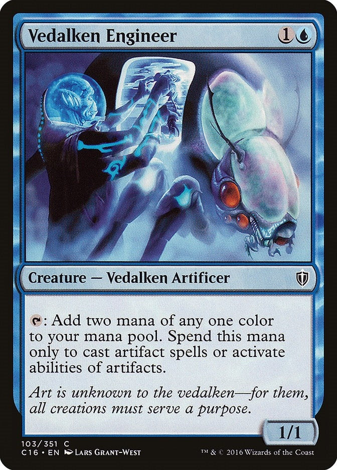 Image for Vedalken Engineer (103) [Commander 2016]