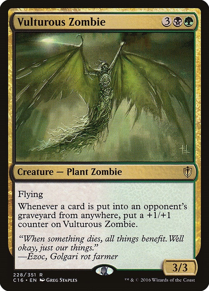 Image for Vulturous Zombie (228) [Commander 2016]