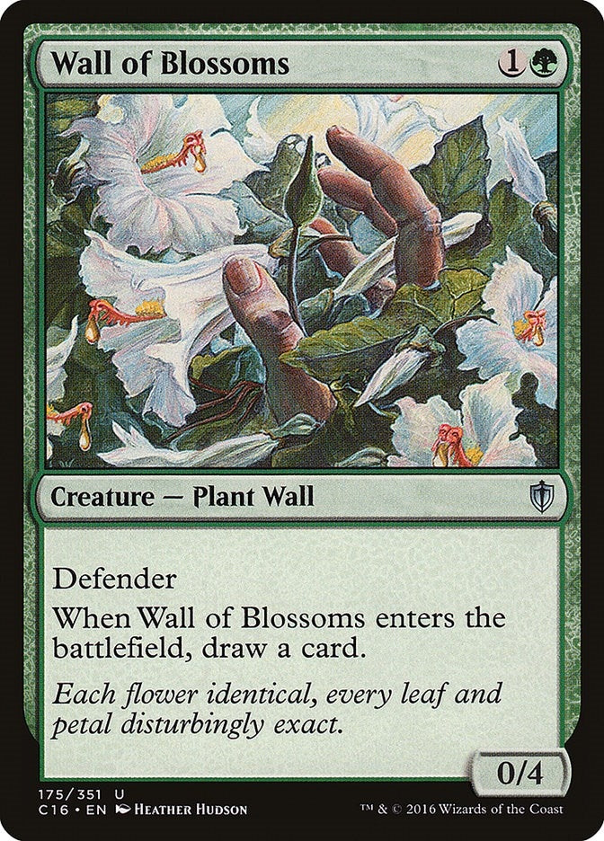 Image for Wall of Blossoms (175) [Commander 2016]