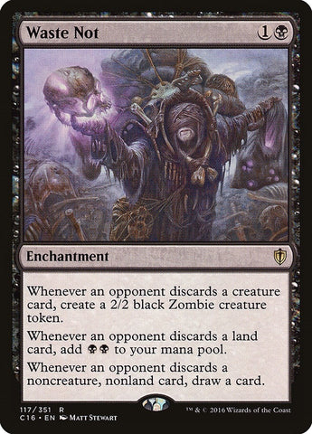 Image for Waste Not (117) [Commander 2016]