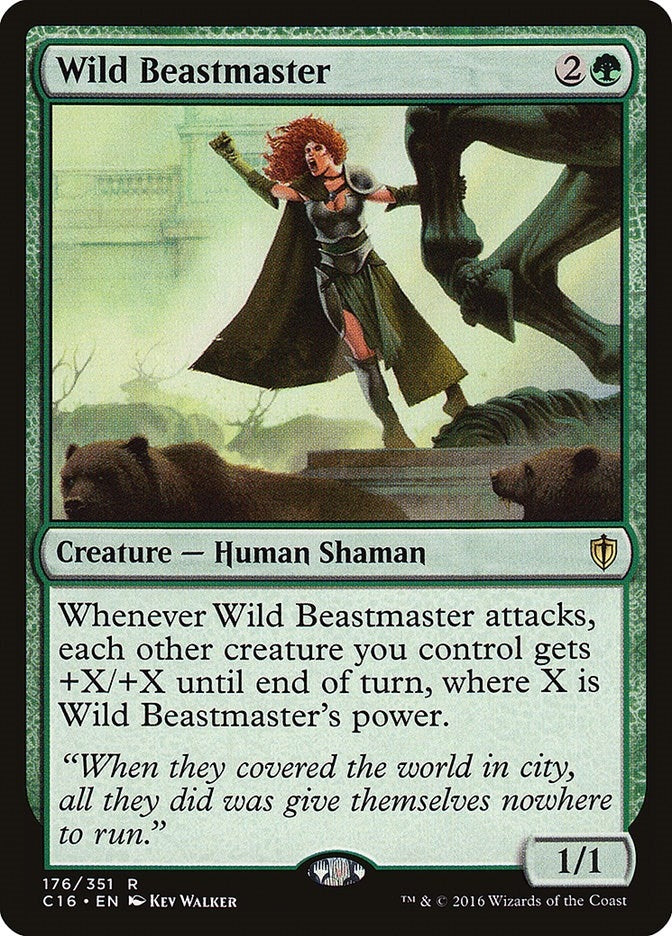 Image for Wild Beastmaster (176) [Commander 2016]