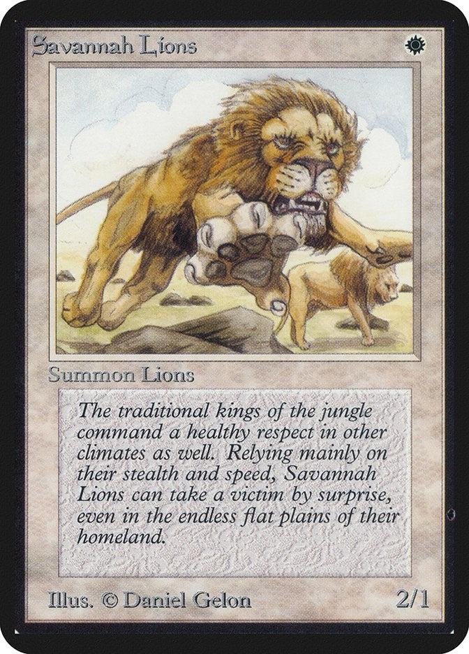Image for Savannah Lions [Alpha Edition]
