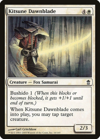 Image for Kitsune Dawnblade (16) [Saviors of Kamigawa]