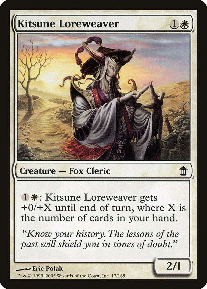 Image for Kitsune Loreweaver (17) [Saviors of Kamigawa]
