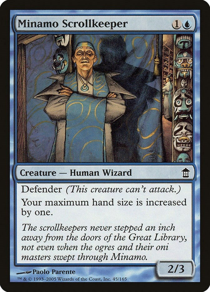 Image for Minamo Scrollkeeper (45) [Saviors of Kamigawa]