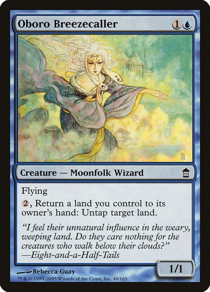 Image for Oboro Breezecaller (48) [Saviors of Kamigawa]