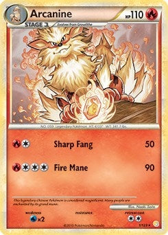 Image for Arcanine (001/123) [Deck Exclusives]