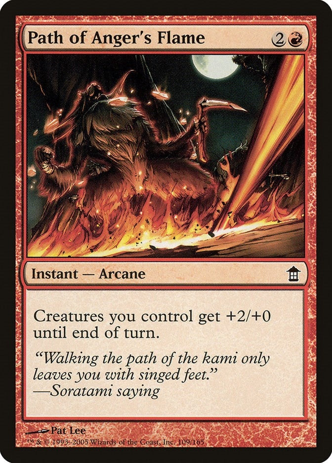 Image for Path of Anger's Flame (109) [Saviors of Kamigawa]