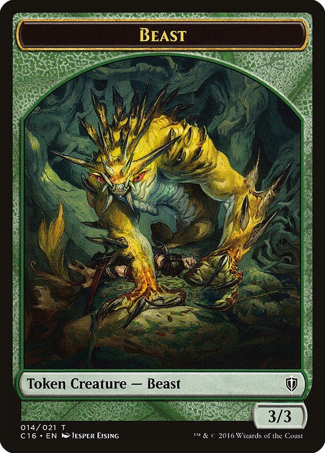 Image for Beast // Ogre Double-Sided Token (14 // 13) [Commander 2016]