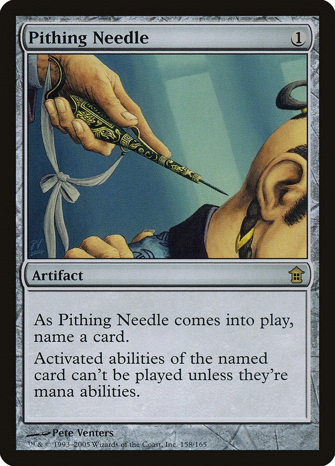 Image for Pithing Needle (158) [Saviors of Kamigawa]