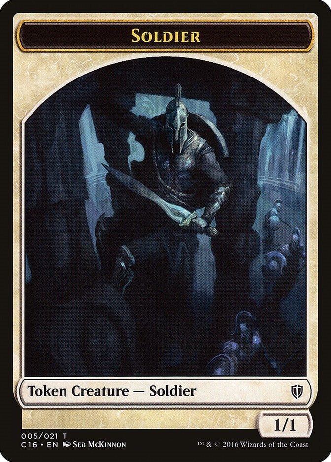 Image for Soldier // Squid Double-Sided Token (5 // 8) [Commander 2016]