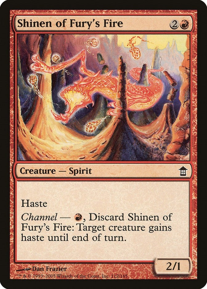 Image for Shinen of Fury's Fire (112) [Saviors of Kamigawa]