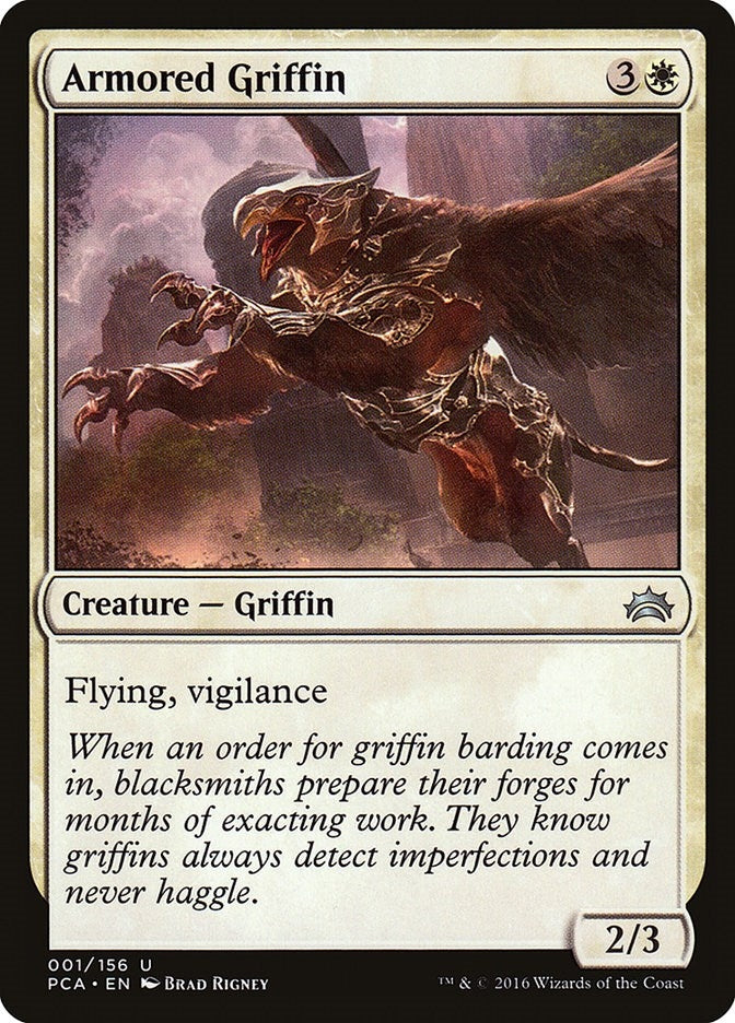 Image for Armored Griffin (1) [Planechase Anthology]