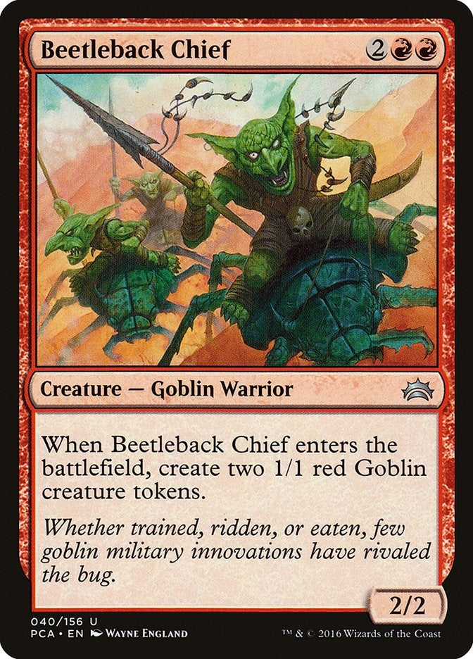 Image for Beetleback Chief (40) [Planechase Anthology]