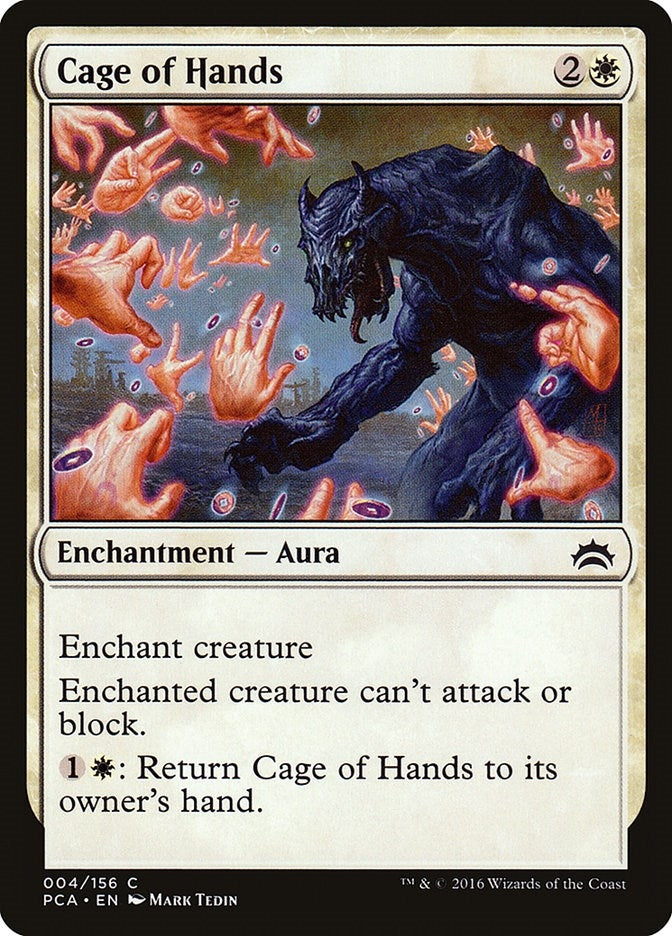 Image for Cage of Hands (4) [Planechase Anthology]