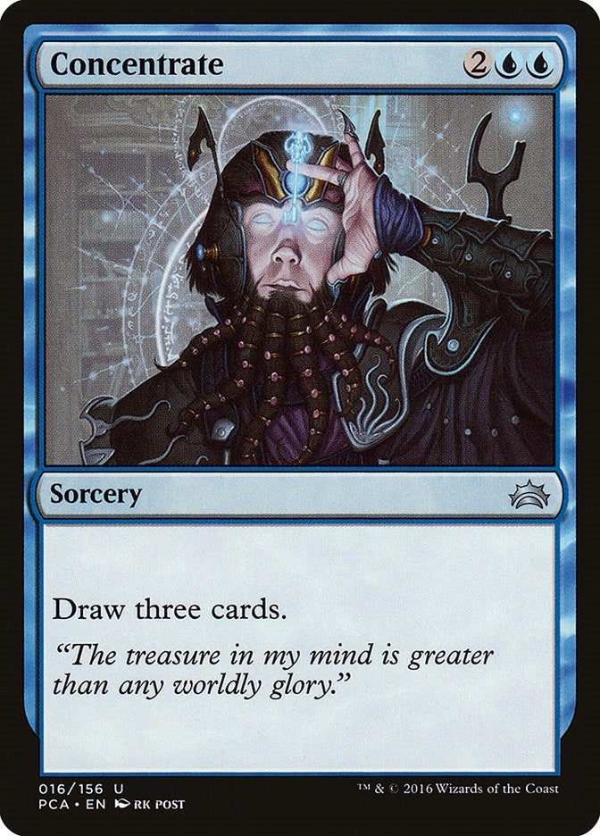 Image for Concentrate (16) [Planechase Anthology]